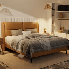 Linqe Genuine Leather Divan Bed Frame XYXBED