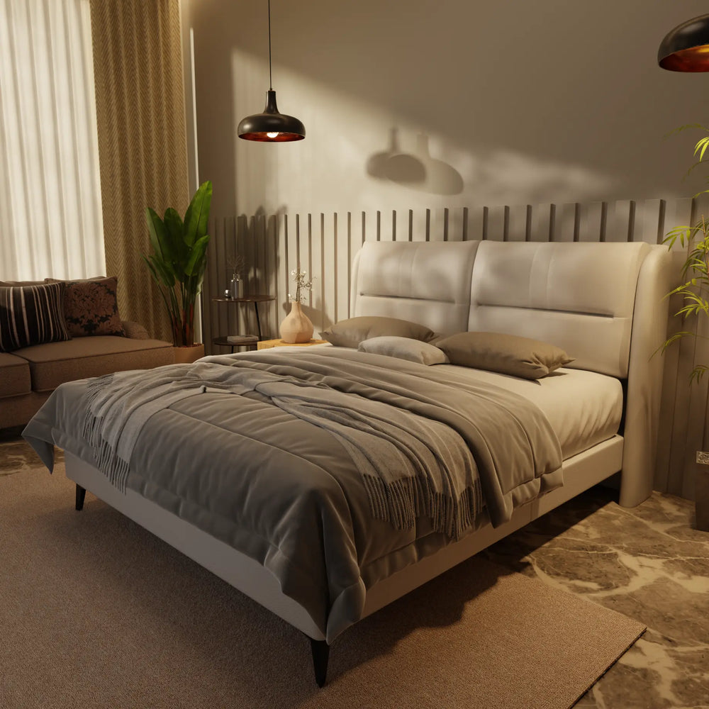 Linqe Genuine Leather Divan Bed Frame XYXBED