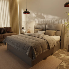 Linqe Genuine Leather Storage Bed (Gas Lift) XYXBED