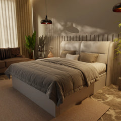 Linqe Genuine Leather Storage Bed (Gas Lift) XYXBED