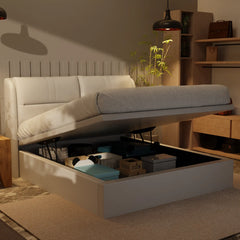 Linqe Genuine Leather Storage Bed (Gas Lift) XYXBED