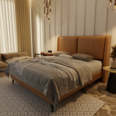 Grenne Genuine Leather Divan Bed Frame XYXBED