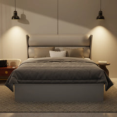 Kimble Genuine Leather Storage Bed (Gas Lift) XYXBED