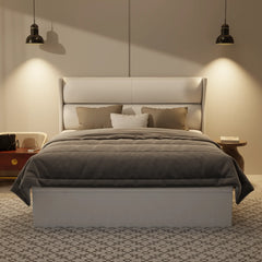 Kimble Genuine Leather Storage Bed (Gas Lift) XYXBED