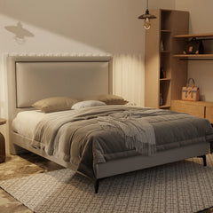 Jinny Genuine Leather Divan Bed Frame XYXBED