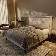 Jinny Genuine Leather Divan Bed Frame XYXBED