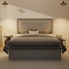 Jinny Genuine Leather Storage Bed (Gas Lift) XYXBED