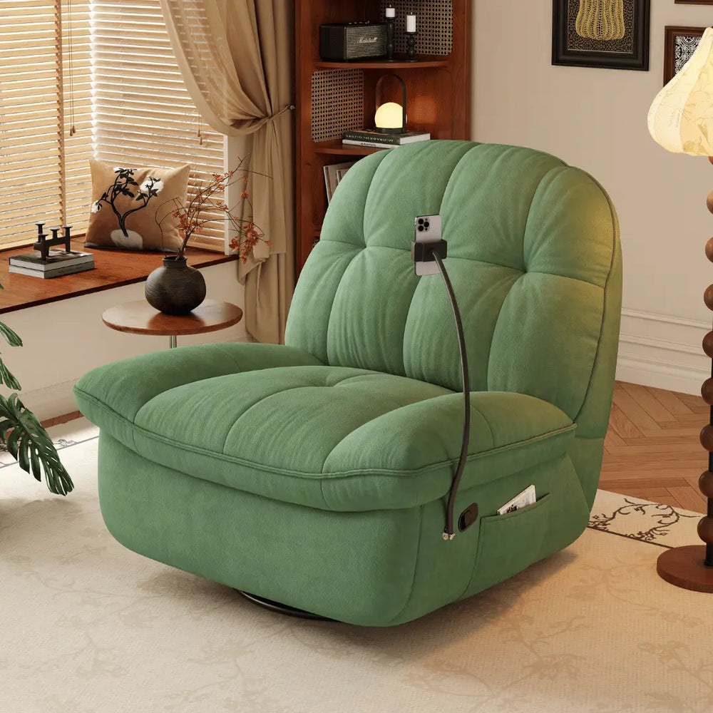 Gillian Fabric Recliner Armchair Sofa - Esteller