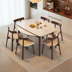 Verilon Walnut Extendable Dining Set - Esteller