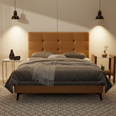 Rachelle Genuine Leather Divan Bed Frame XYXBED