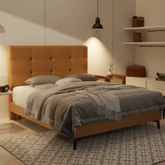 Rachelle Genuine Leather Divan Bed Frame XYXBED