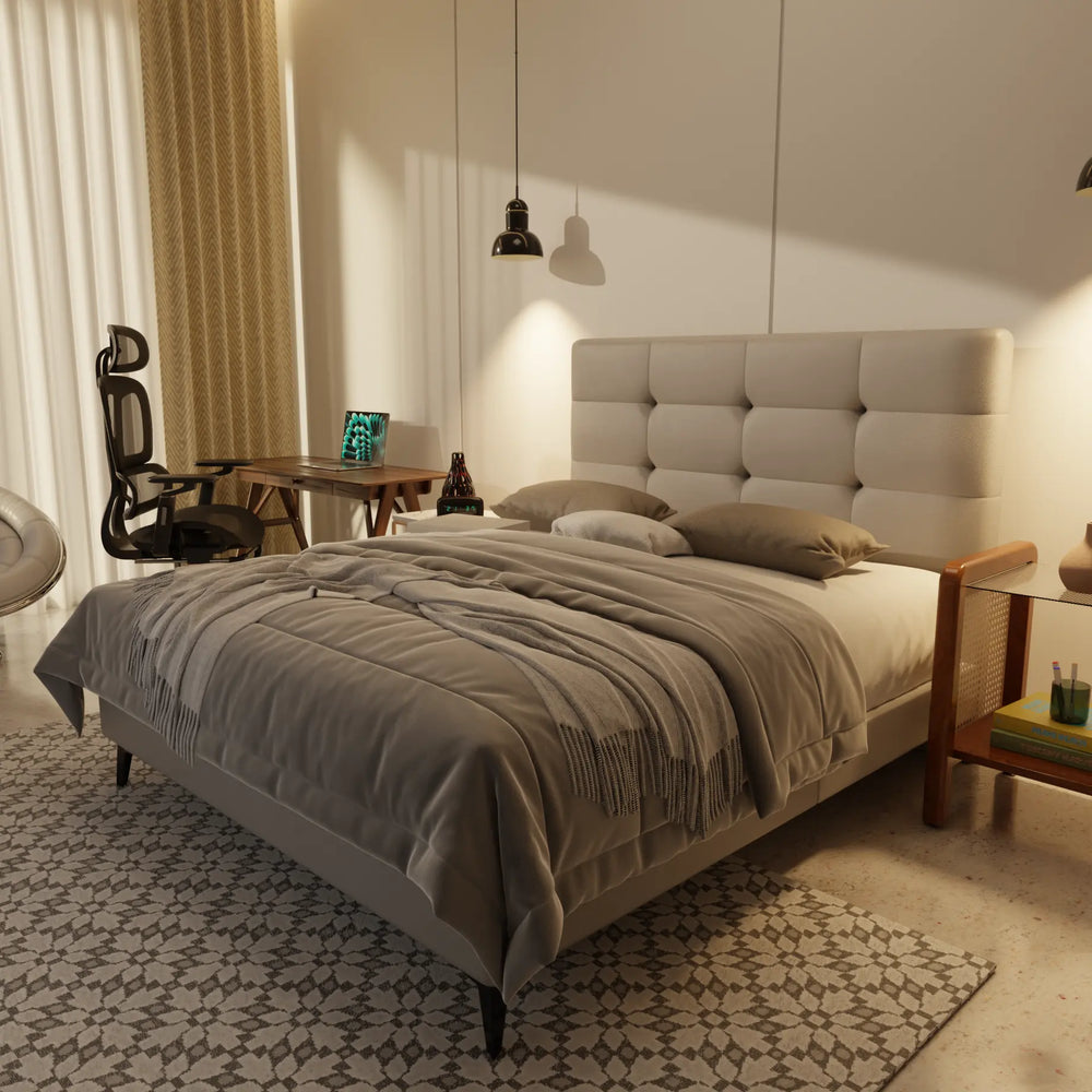 Rachelle Genuine Leather Divan Bed Frame XYXBED
