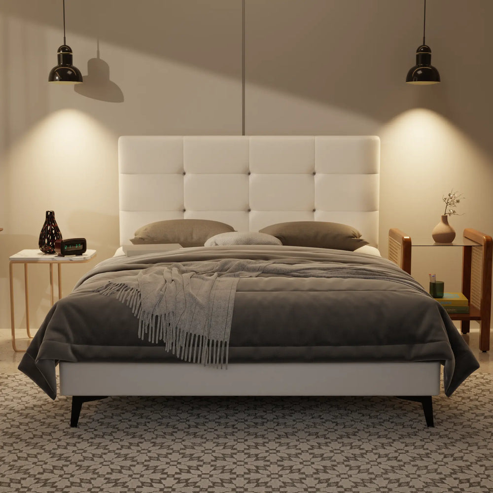 Rachelle Genuine Leather Divan Bed Frame XYXBED