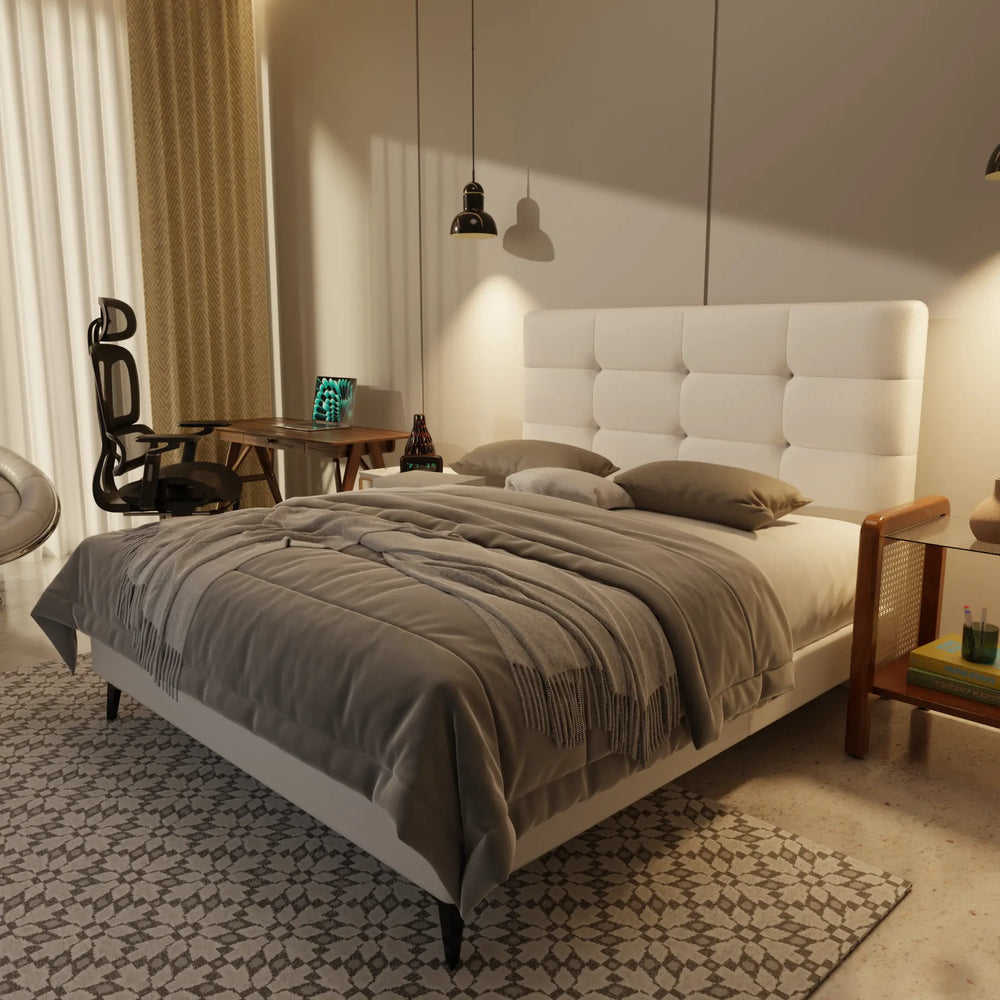 Rachelle Genuine Leather Divan Bed Frame XYXBED