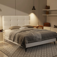 Rachelle Genuine Leather Divan Bed Frame XYXBED