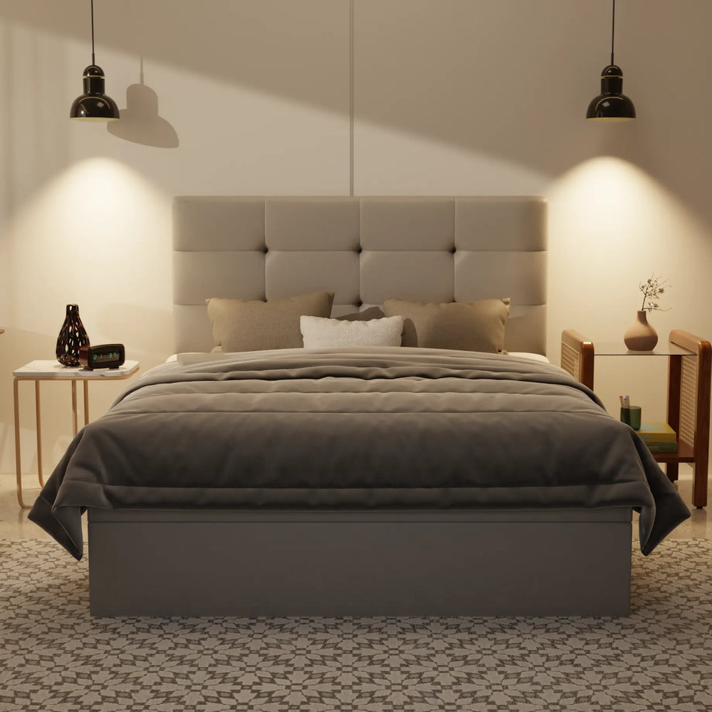 Rachelle Genuine Leather Storage Bed (Gas Lift) XYXBED