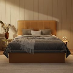 Joane Genuine Leather Storage Bed (Gas Lift) XYXBED