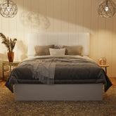 Joane Genuine Leather Storage Bed (Gas Lift) XYXBED