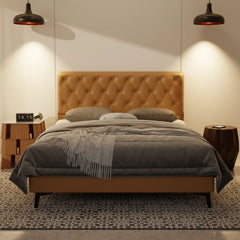 Wimble Genuine Leather Divan Bed Frame XYXBED