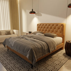 Wimble Genuine Leather Divan Bed Frame XYXBED