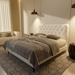 Wimble Genuine Leather Divan Bed Frame XYXBED