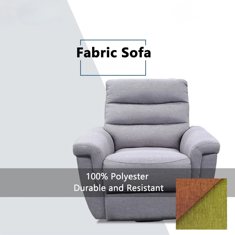 Fynric Fabric Recliner Sofa (Pet Friendly & Easy Clean) - Esteller