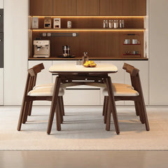 Verilon Walnut Extendable Dining Set - Esteller