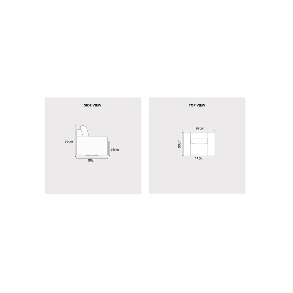 Fynric Fabric Recliner Sofa (Pet Friendly & Easy Clean) - Esteller