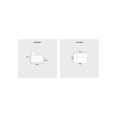 Fynric Fabric Recliner Sofa (Pet Friendly & Easy Clean) - Esteller