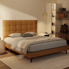Mancine Genuine Leather Divan Bed Frame XYXBED