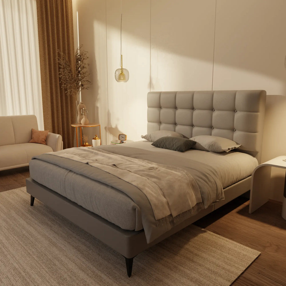 Mancine Genuine Leather Divan Bed Frame XYXBED