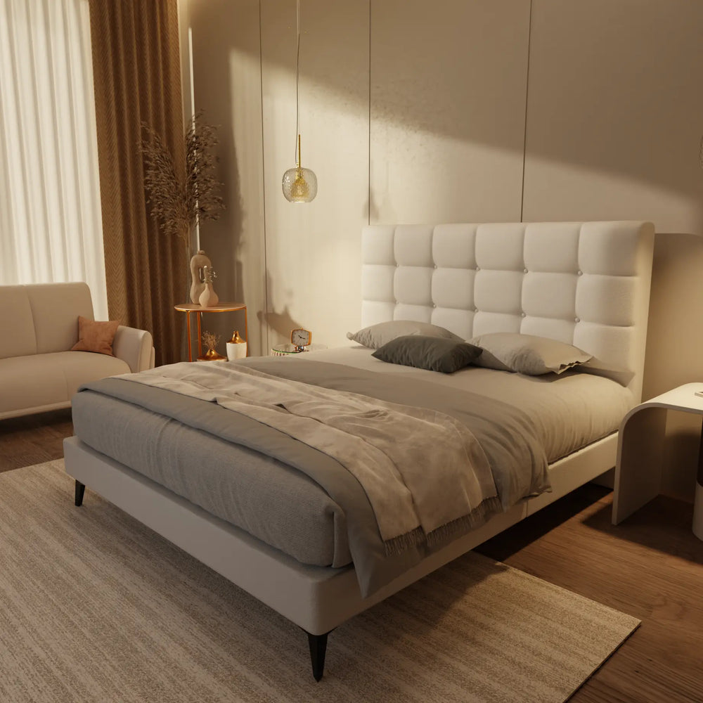 Mancine Genuine Leather Divan Bed Frame XYXBED