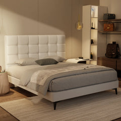 Mancine Genuine Leather Divan Bed Frame XYXBED