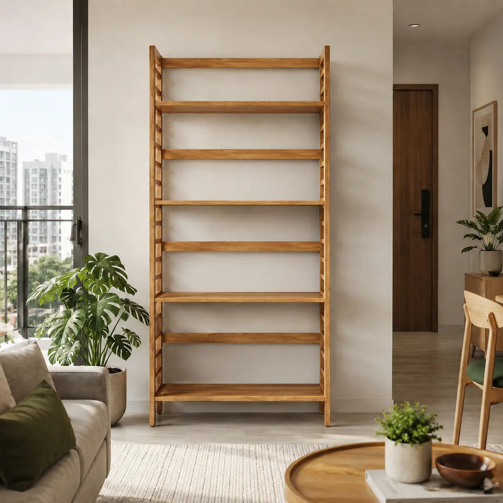 Fuyu Solid Wood Bookshelf FM