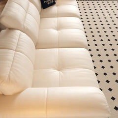 Wriggs Leather Electric Sofa Bed (Water Repellent & App + Remote Control) - Esteller
