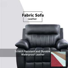 Ervon Genuine Leather Recliner Sofa - Esteller