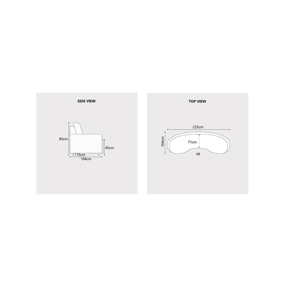 Wyra Fabric Sofa (Pet Friendly & Easy Clean) - Esteller