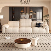 Wriggs Leather Electric Sofa Bed (Water Repellent & App + Remote Control) - Esteller