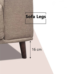 Loric Fabric Sofa (Pet Friendly & Easy Clean) - Esteller