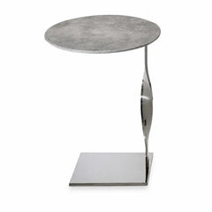 Valdrisse Luxury Stone Round Side Table