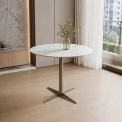 Selvane Round Luxury Stone Side Table
