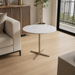Selvane Round Luxury Stone Side Table