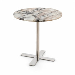 Cavelle Round Luxury Stone Side Table