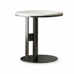 Ravienne Round Luxury Stone Side Table