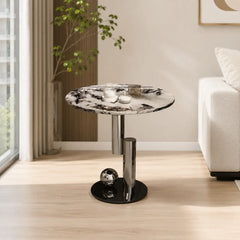 Celestio Luxury Stone Round Side Table