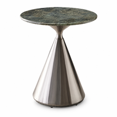 Valtiero Luxury Stone Round Side Table