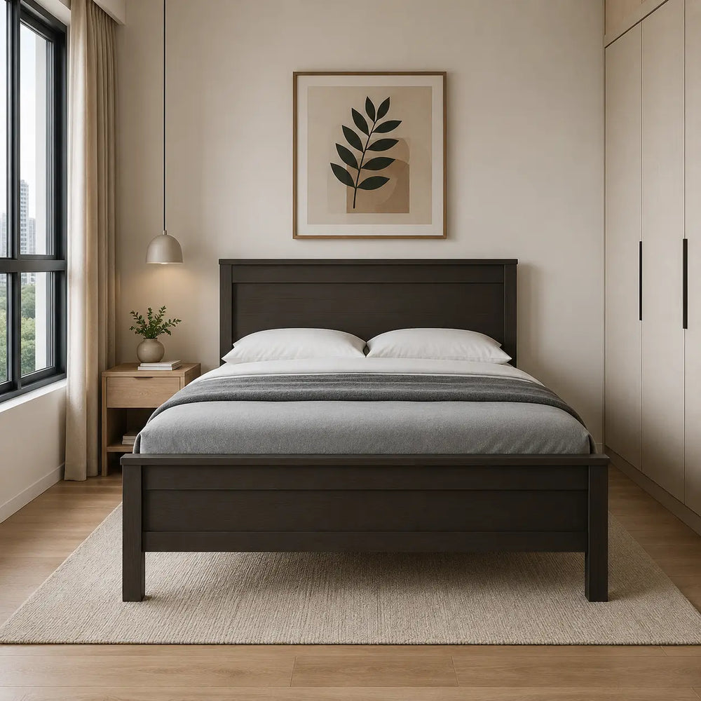Celmira Wooden Bed Frame (Queen) DHEP