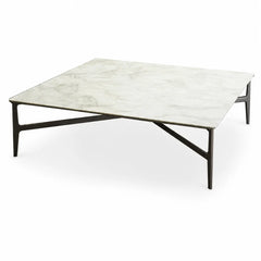 Sorevane Luxury Stone Square Coffee Table