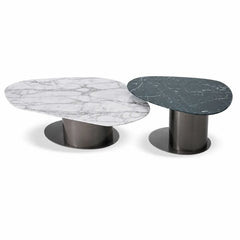 Orvessa Luxury Stone Coffee Table Set