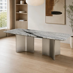 Amalfi Rectangular Luxury Stone Dining Table